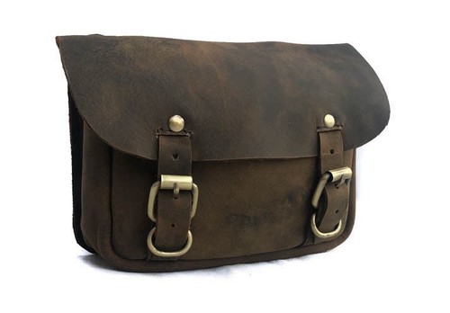 Braune leder reit - braune,