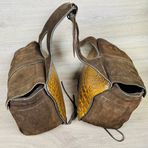Vintage geniune leder western - leder,
